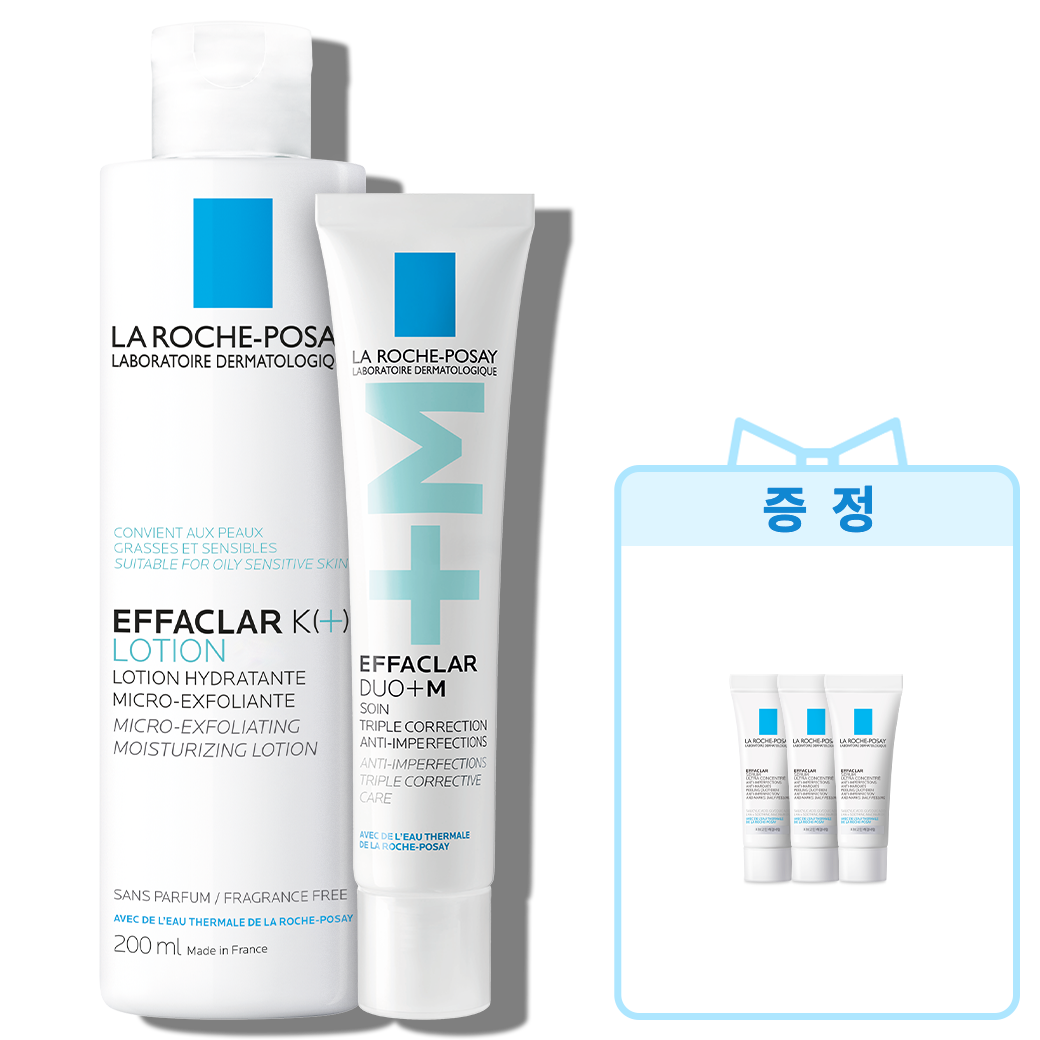 K(+) 토너로션 200ml & 듀오+M 40ml 루틴 세트 +추가 증정